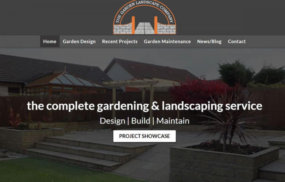 website designed for Garden-Landscape-Company