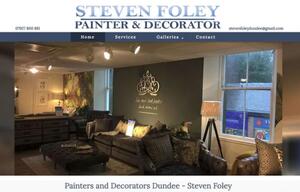 website designed for Steven Foley Decorator