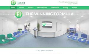website designed for F1 Training Services Ltd