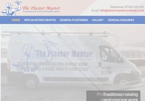 website designed for Plaster Master