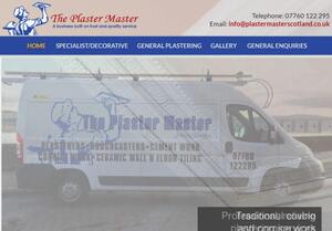 website designed for Plaster Master