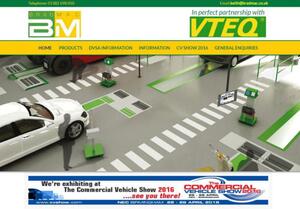 website designed for BRADMAC Garage Equipment