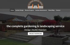 website designed for Garden Landscape Company