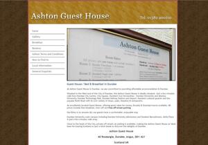website designed for The Ashton
