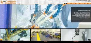 website designed for A and C Precision Engineering