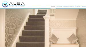 website designed for ALBA Painters and Decorators