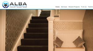website designed for ALBA Painters and Decorators