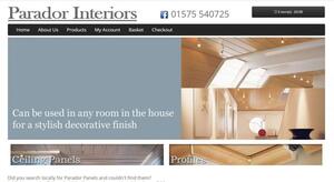 website designed for Parador Interior