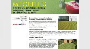 website designed for Mitchell Mow