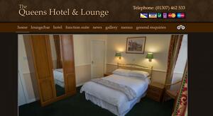 website designed for Queens Hotel Forfar