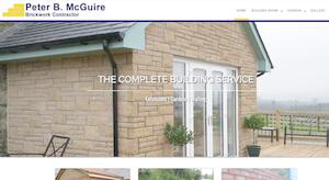 website designed for Peter McGuire Contracts
