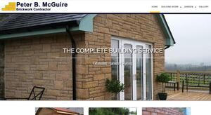 website designed for Peter McGuire Contracts