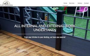 website designed for FJM Joiners Ltd