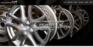 website designed for Dundee Powder Coatings