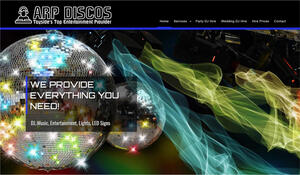website designed for ARP Discos
