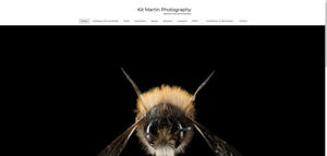 website designed for Kit Martin Photography