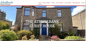 website designed for Athollbank Guest House