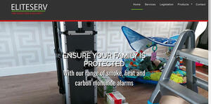 website designed for EliteServ