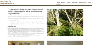 website designed for Burnside Mill