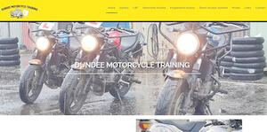 website designed for Dundee Motorcycle Training